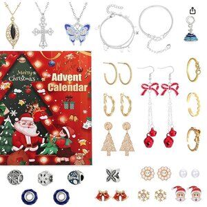 Christmas Jewelry Advent Calendar – 24 Day Charm Set